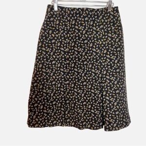 Trademark | Floral Pleated Skirt